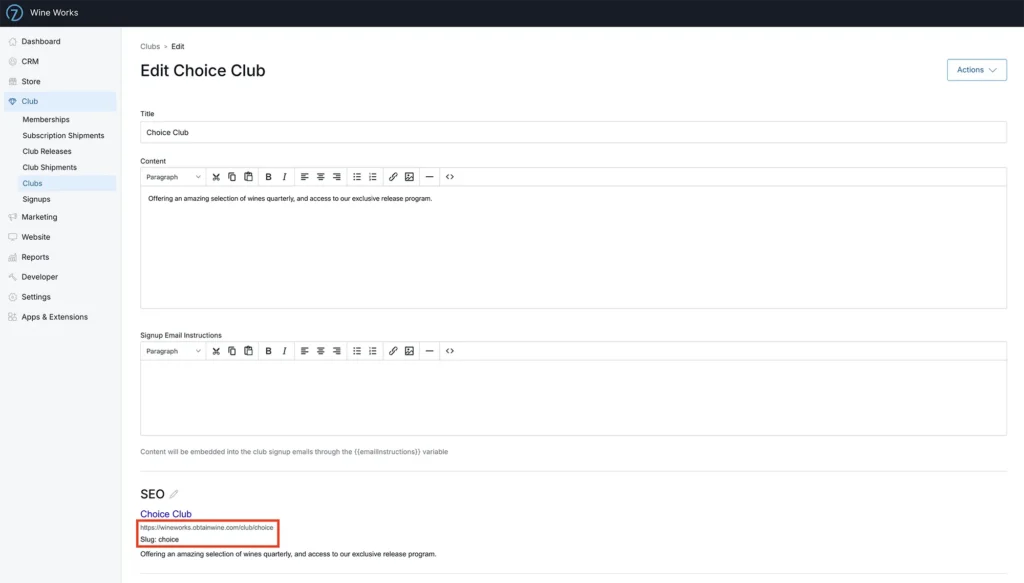 Club Slug